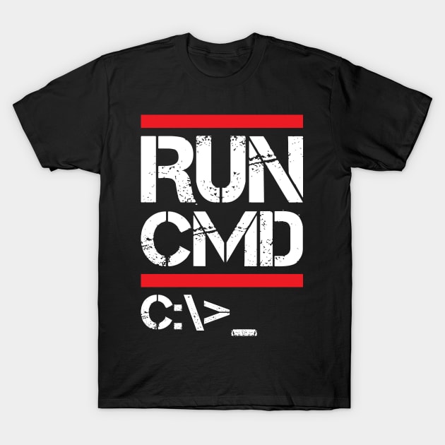 Run CMD C:\> T-Shirt by TeeTeeUp